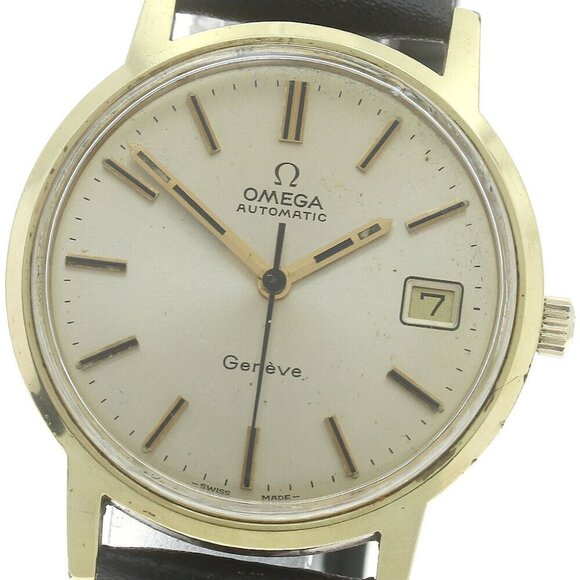 OMEGA Geneve 166.0168 Date cal.1012 gold Dial Automatic Men's Watch_867924